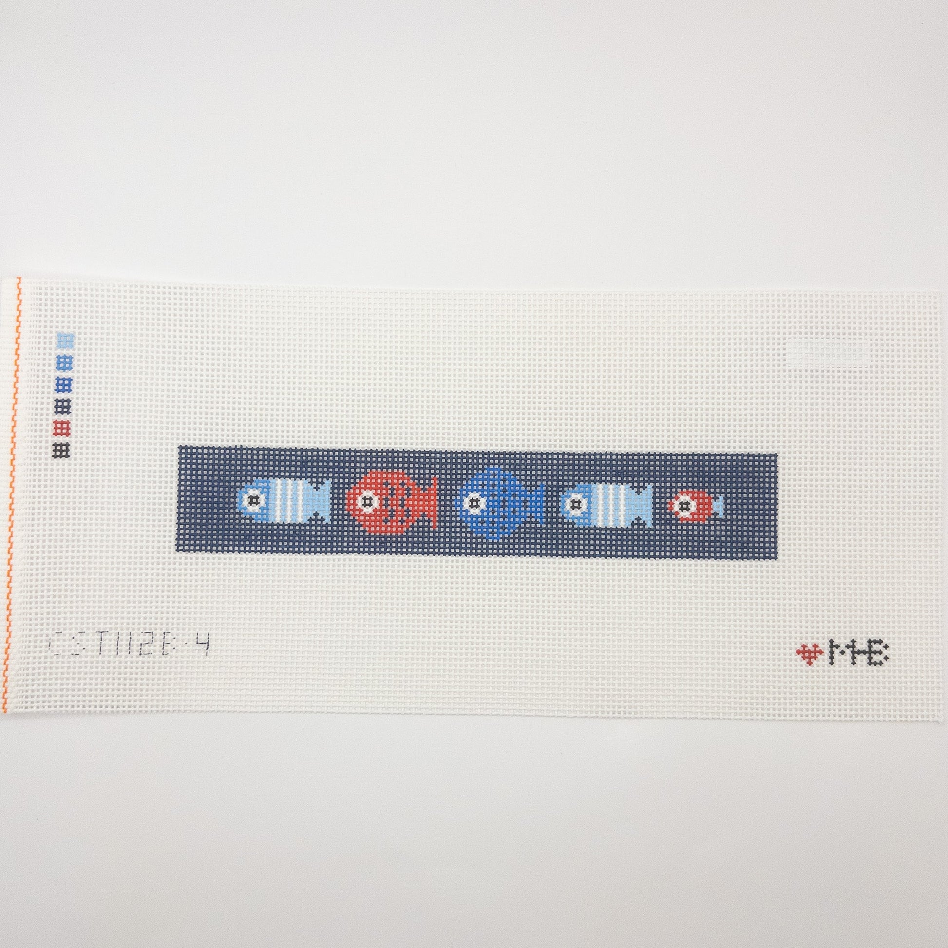 Just Keep Swimming Needlepoint Canvas - Summertide Stitchery - Love MHB Studio