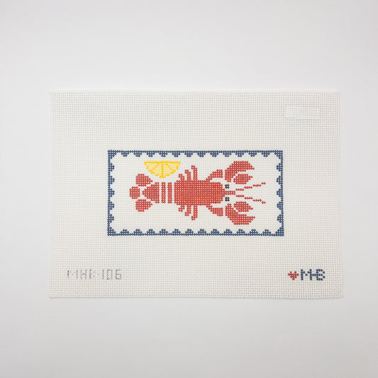 Lobster Needlepoint Canvas - Summertide Stitchery - Love MHB Studio
