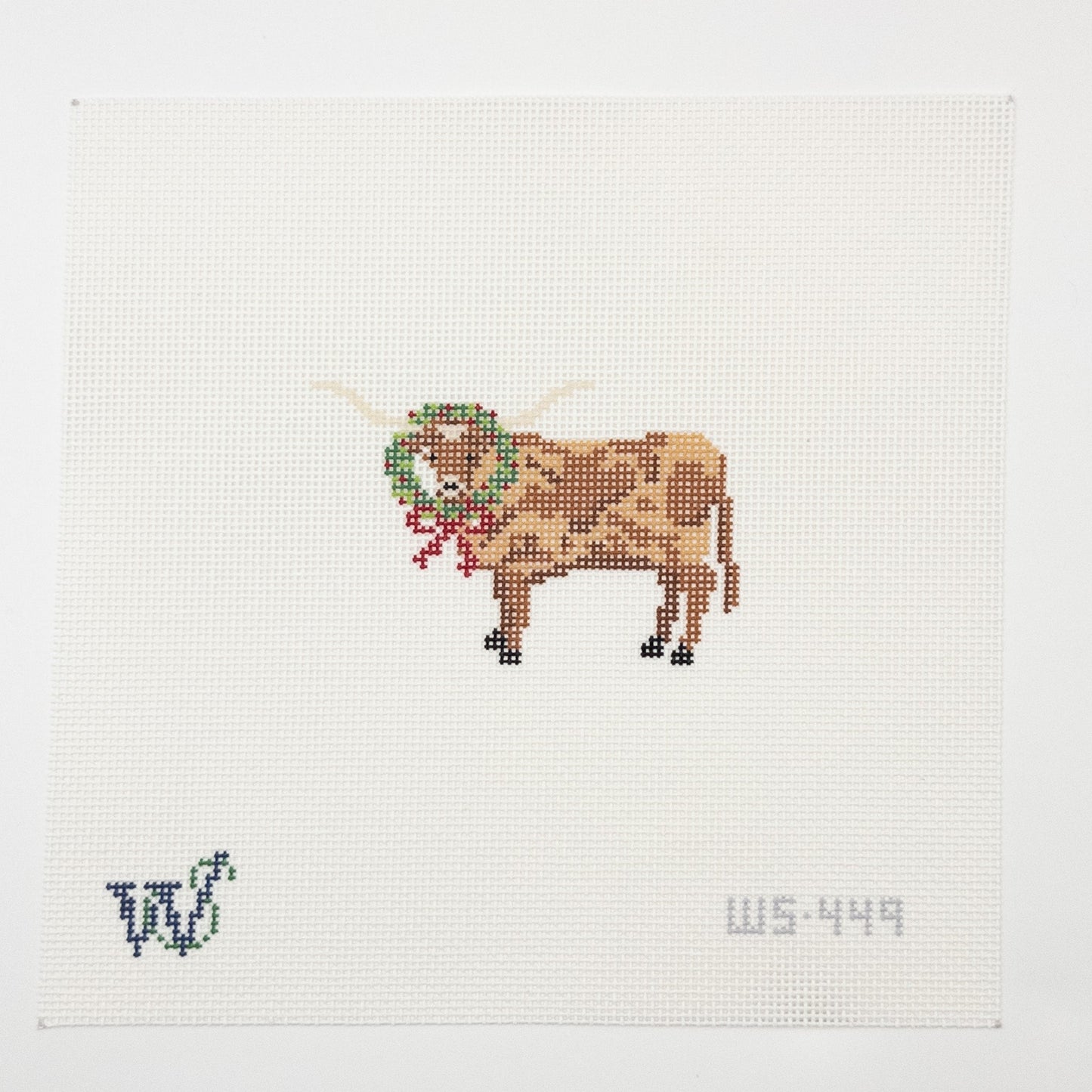 Christmas Bevo Needlepoint Canvas - Summertide Stitchery - Wipstitch Needleworks