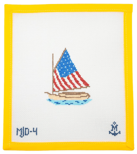 American Sails Needlepoint Canvas - Summertide Stitchery - Morgan Julia