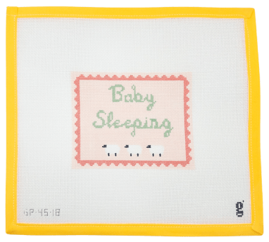Baby Sleeping Needlepoint Canvas - Summertide Stitchery - Goodpoint Needlepoint