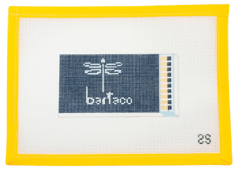 Bar Taco Restaurant Matchbook Needlepoint Canvas - Summertide Stitchery - Spruce St. Studio