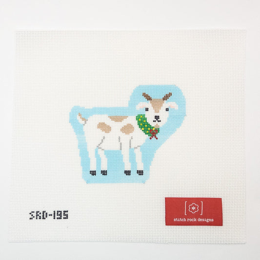 Billy The Goat Needlepoint Canvas - Summertide Stitchery - Stitch Rock Designs