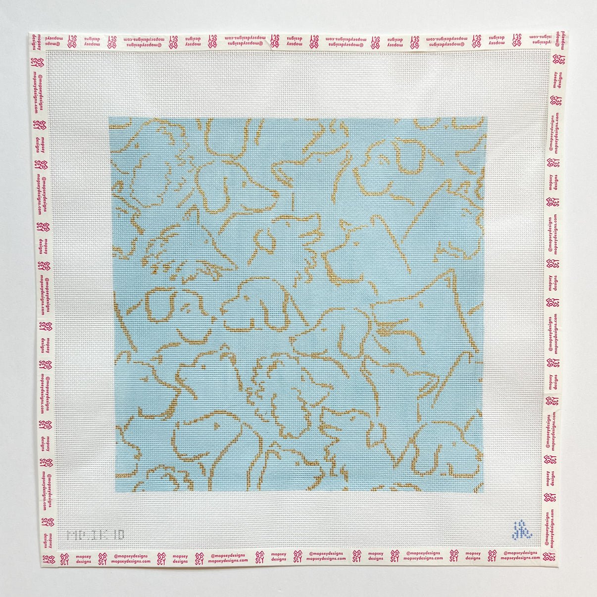 Gaggle of Dogs Needlepoint Canvas - Summertide Stitchery - Mopsey Designs