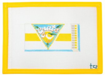 Groto Restaurant Matchbook Needlepoint Canvas - Summertide Stitchery - Spruce St. Studio