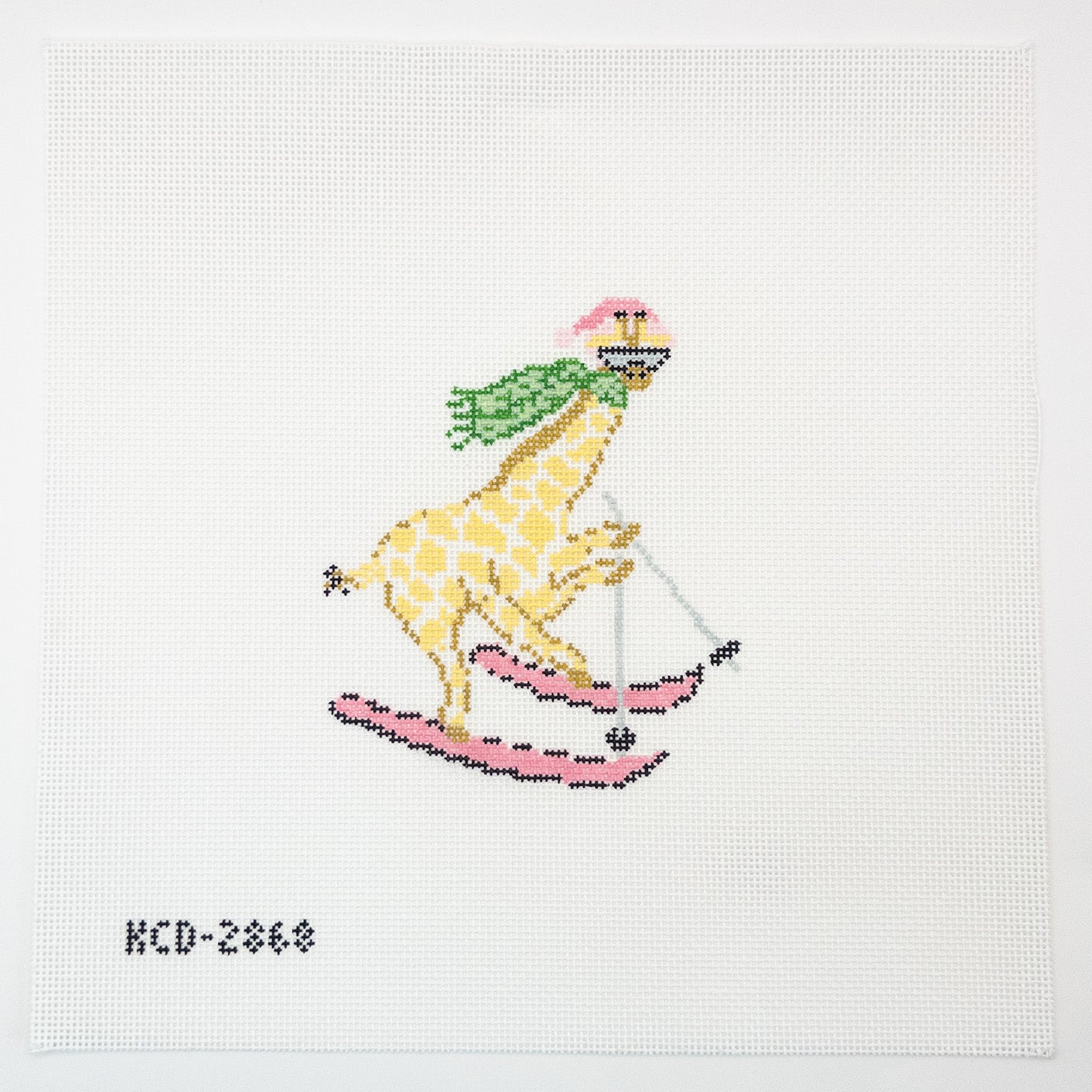 La Dolce Vita Alpine Giraffe Needlepoint Canvas - Summertide Stitchery - SCT Designs