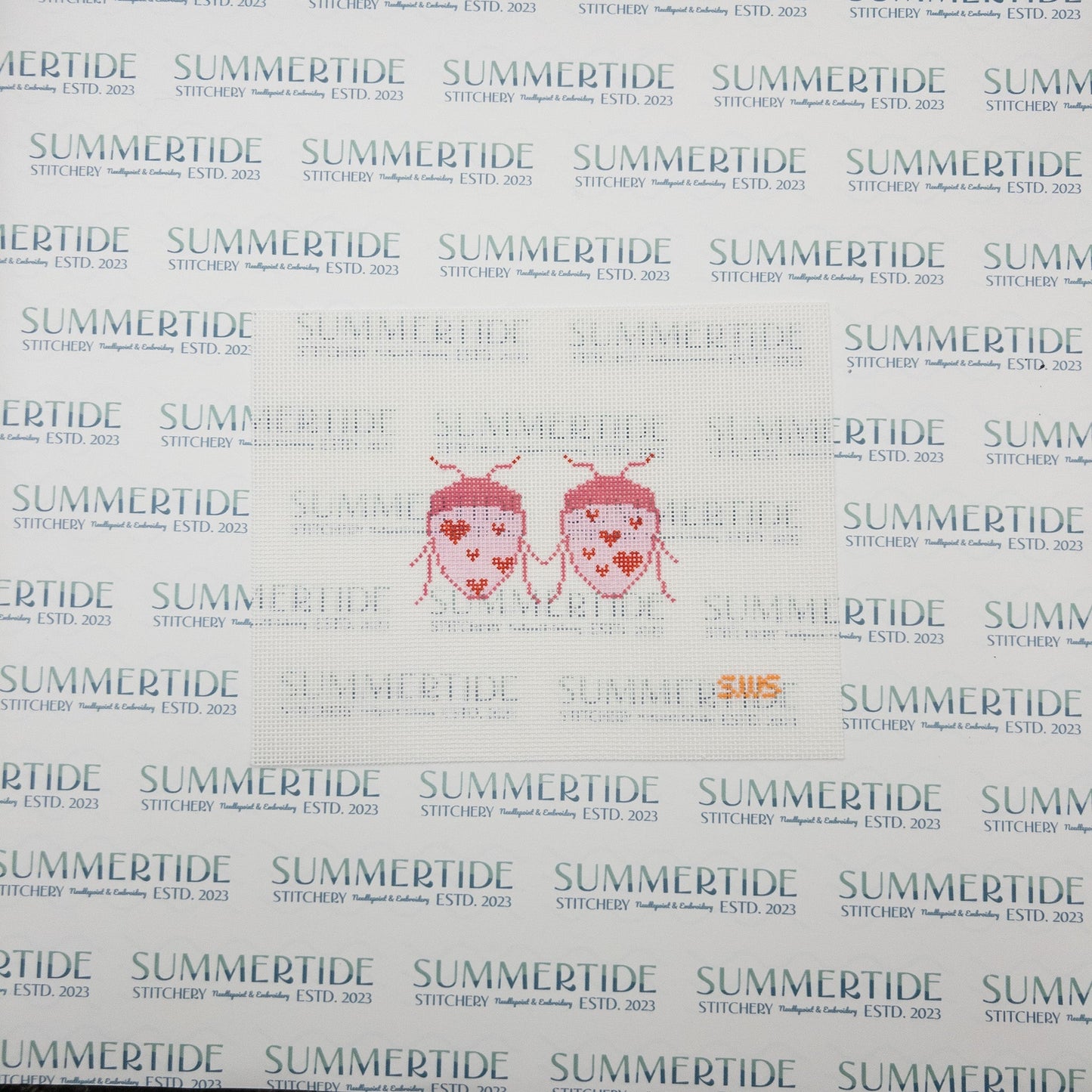 Love Bugs Needlepoint Canvas - Summertide Stitchery - Stitching With Stacey