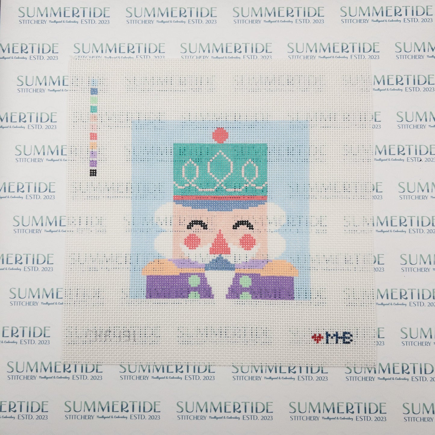 Nutcracker Grey Needlepoint Canvas - Summertide Stitchery - LoveMHB Studio