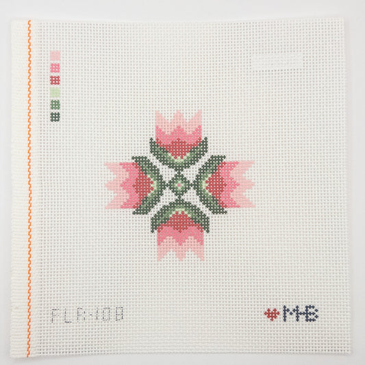 Ombre Tulips Needlepoint Canvas - Summertide Stitchery - LoveMHB Studio