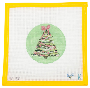 Christmas Tree Ornament Needlepoint Canvas