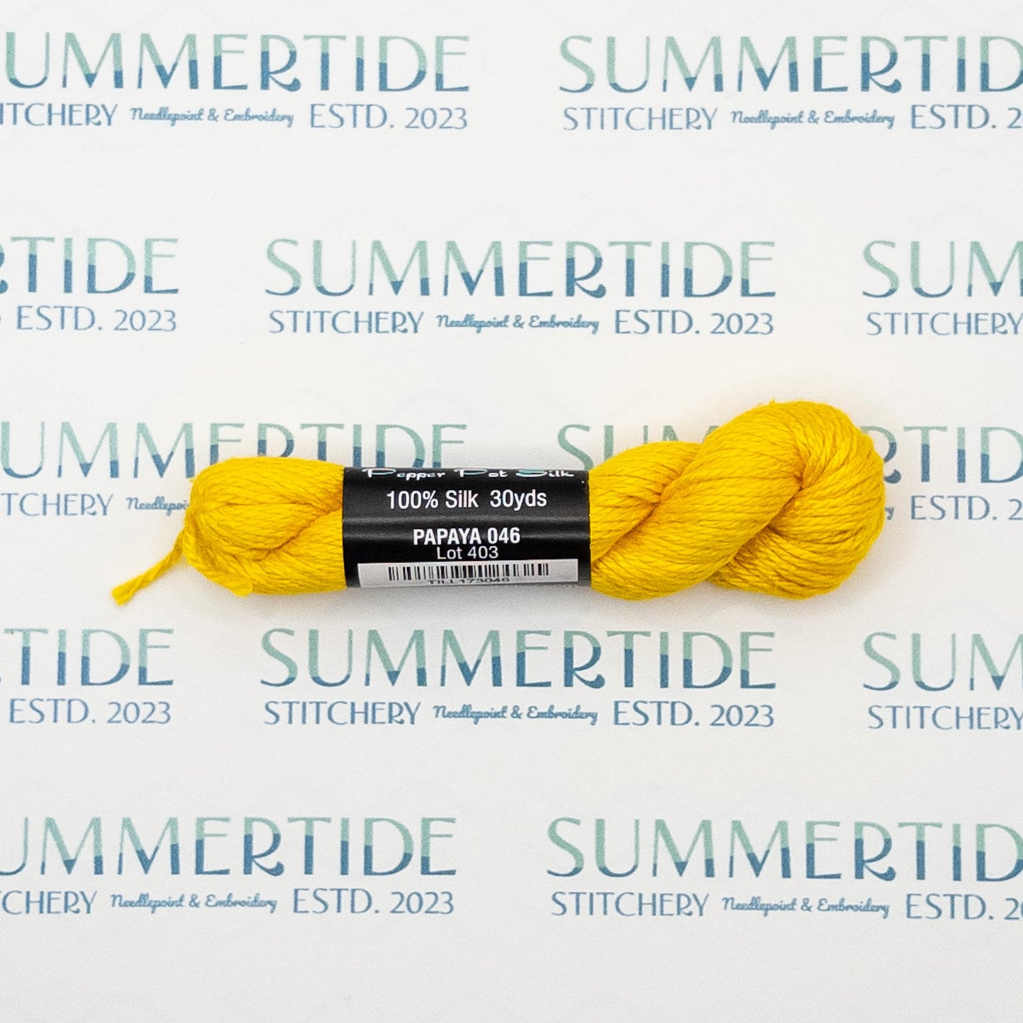 Pepper Pot Silk 046 Papaya - Summertide Stitchery - Planet Earth Fibers