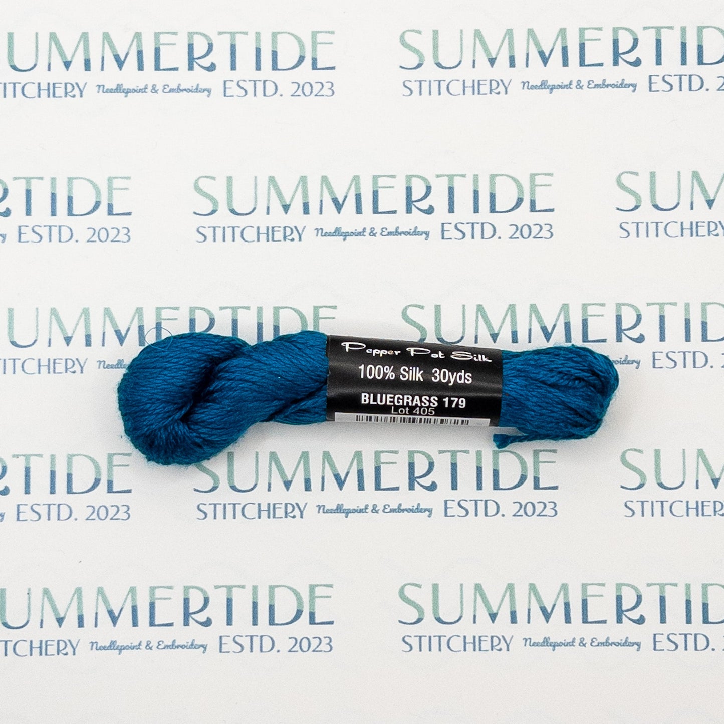 Pepper Pot Silk 179 Blue Grass - Summertide Stitchery - Planet Earth Fibers