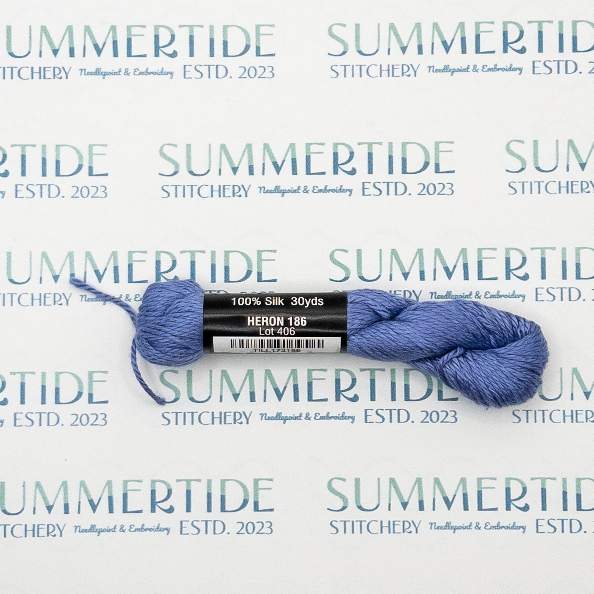 Pepper Pot Silk 186 Heron - Summertide Stitchery - Planet Earth Fibers