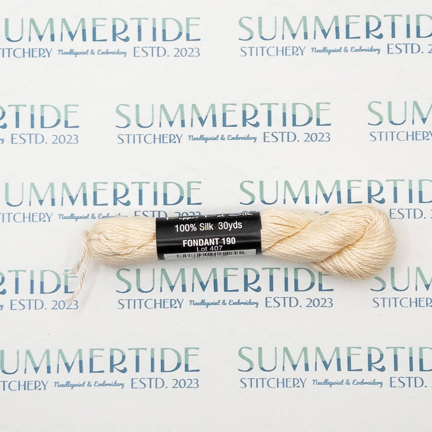 Pepper Pot Silk 190 Fondant - Summertide Stitchery - Planet Earth Fibers