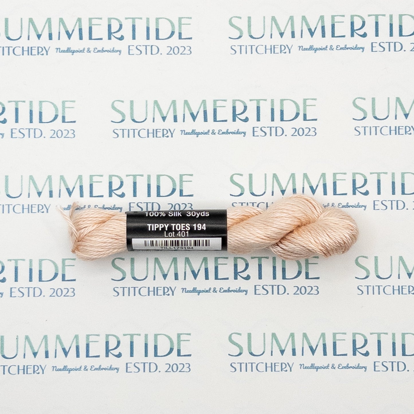 Pepper Pot Silk 194 Tippy Toes - Summertide Stitchery - Planet Earth Fibers