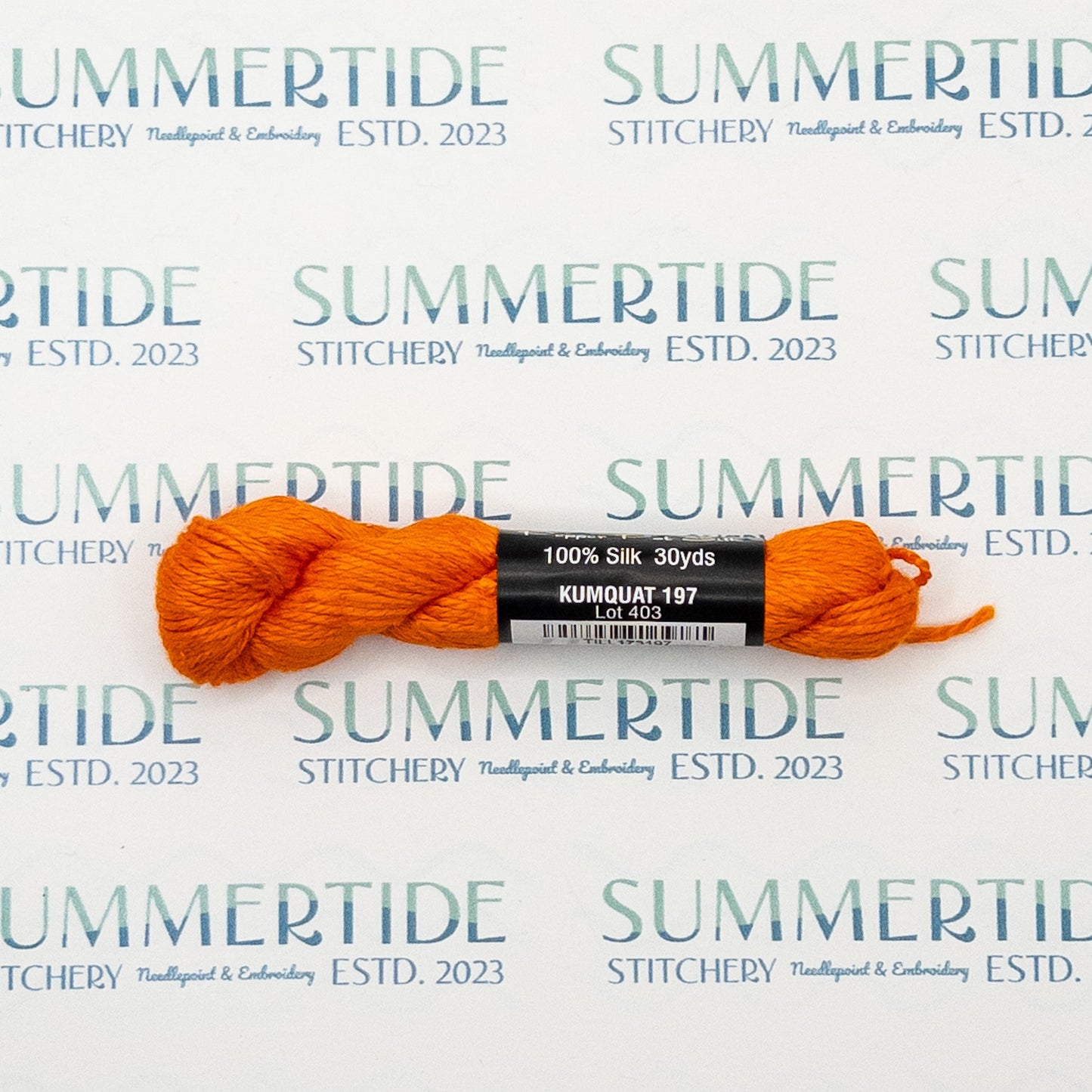 Pepper Pot Silk 197 Kumquat - Summertide Stitchery - Planet Earth Fibers