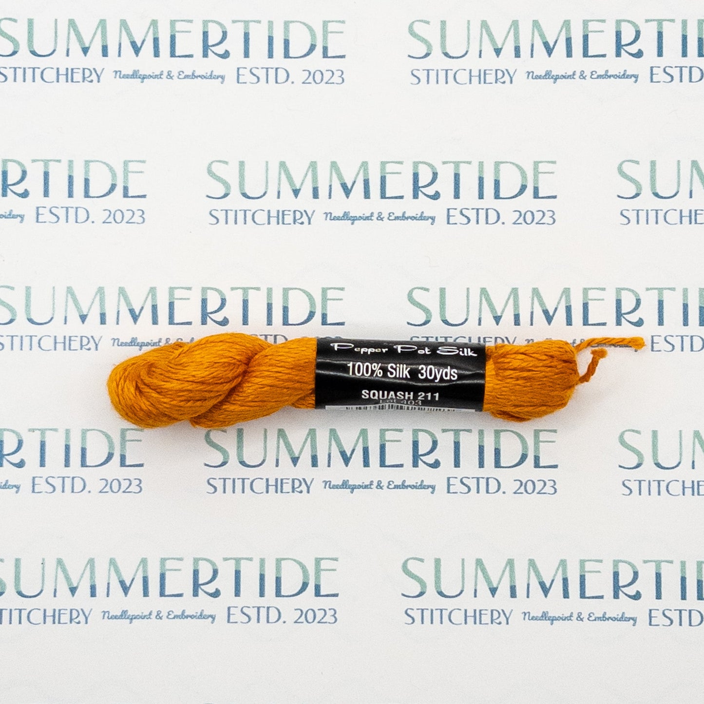 Pepper Pot Silk 211 Squash - Summertide Stitchery - Planet Earth Fibers