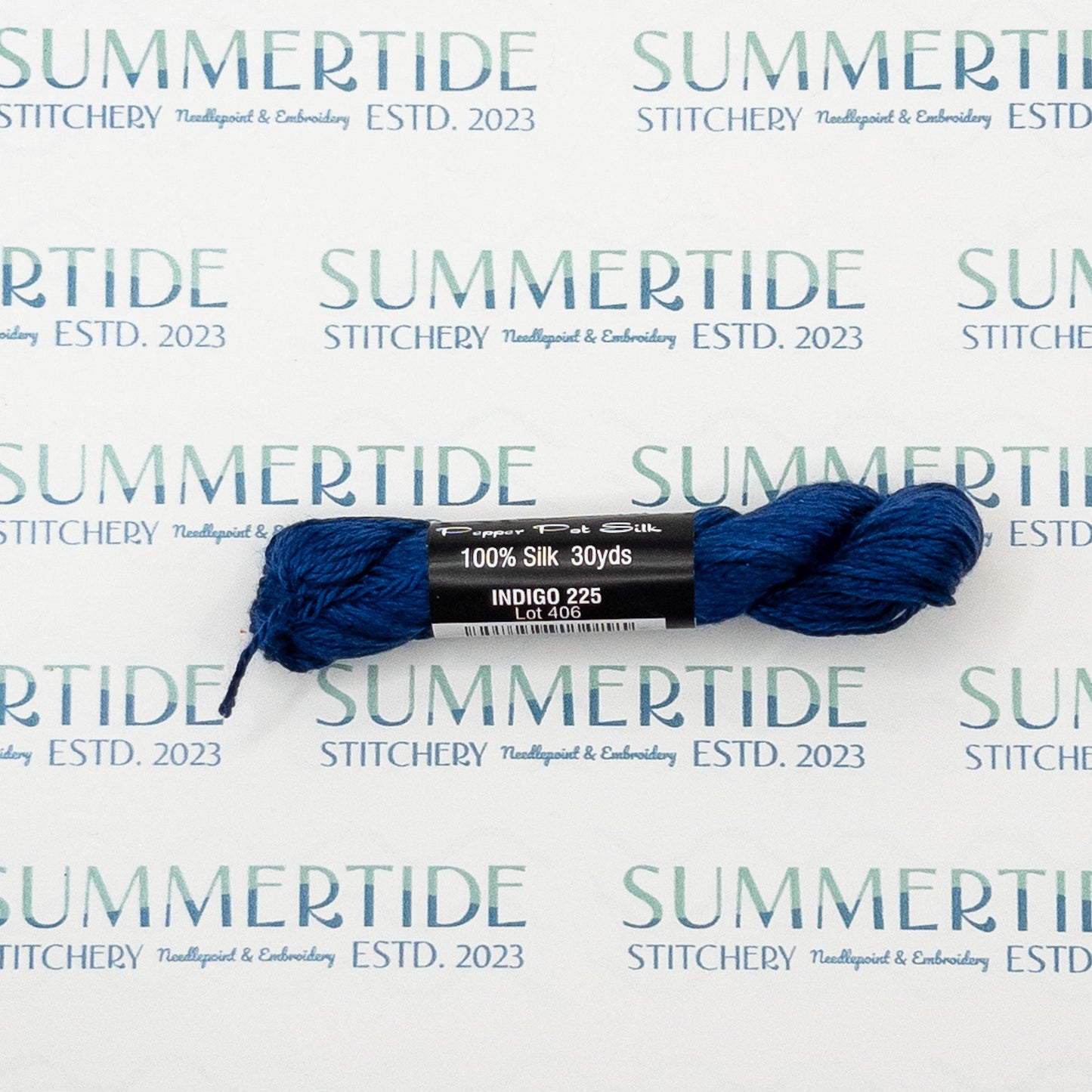 Pepper Pot Silk 225 Indigo - Summertide Stitchery - Planet Earth Fibers