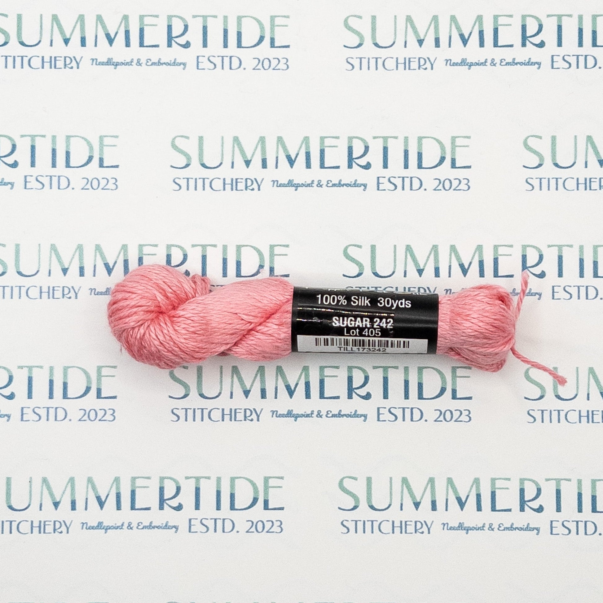 Pepper Pot Silk 242 Sugar - Summertide Stitchery - Planet Earth Fibers