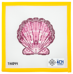 Scallop Ornament Needlepoint Canvas - Summertide Stitchery - Thorn Alexander