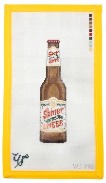 Shiner Cheer Bottle - Summertide Stitchery - Wipstitch Needleworks