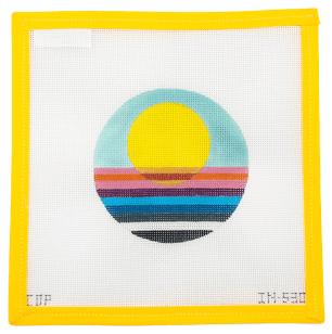 Sunset Needlepoint Canvas | IN530 - Summertide Stitchery - Colors of Praise