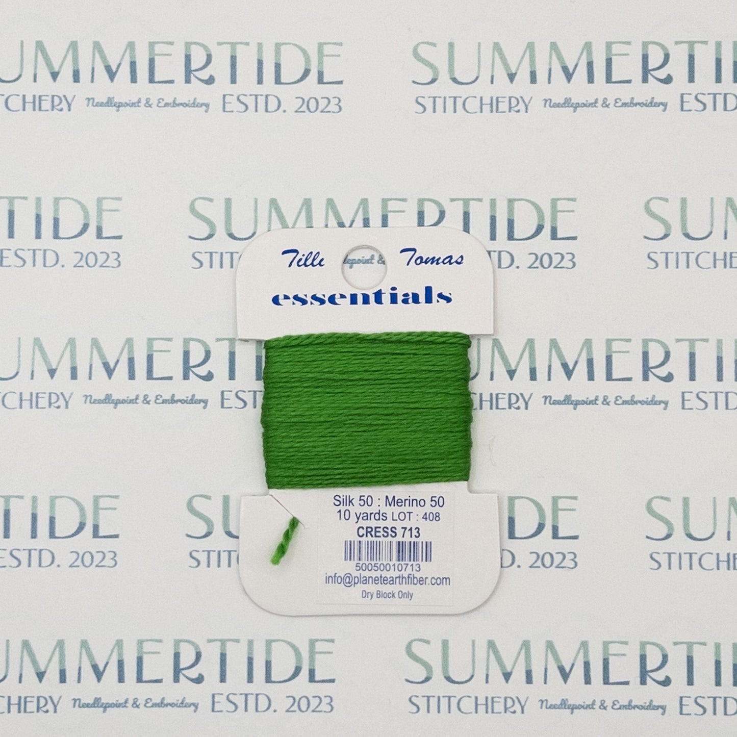 Tilli Tomas Essentials 713 Cress - Summertide Stitchery - Planet Earth Fibers