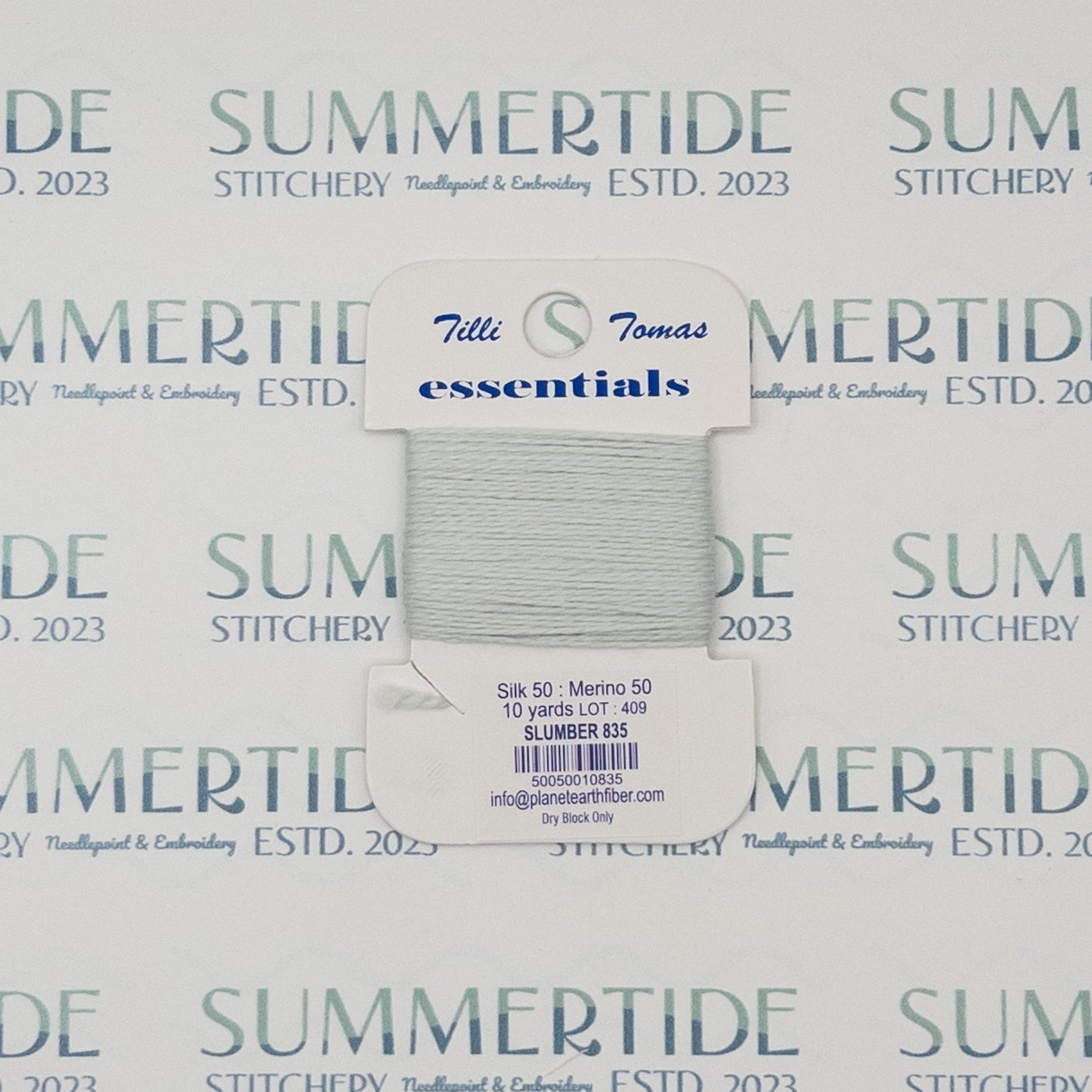 Tilli Tomas Essentials 835 Slumber - Summertide Stitchery - Planet Earth Fibers