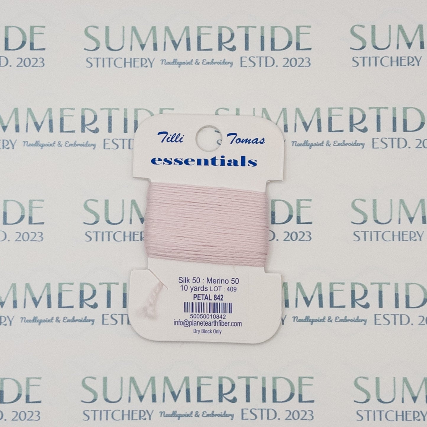 Tilli Tomas Essentials 842 Petal - Summertide Stitchery - Planet Earth Fibers