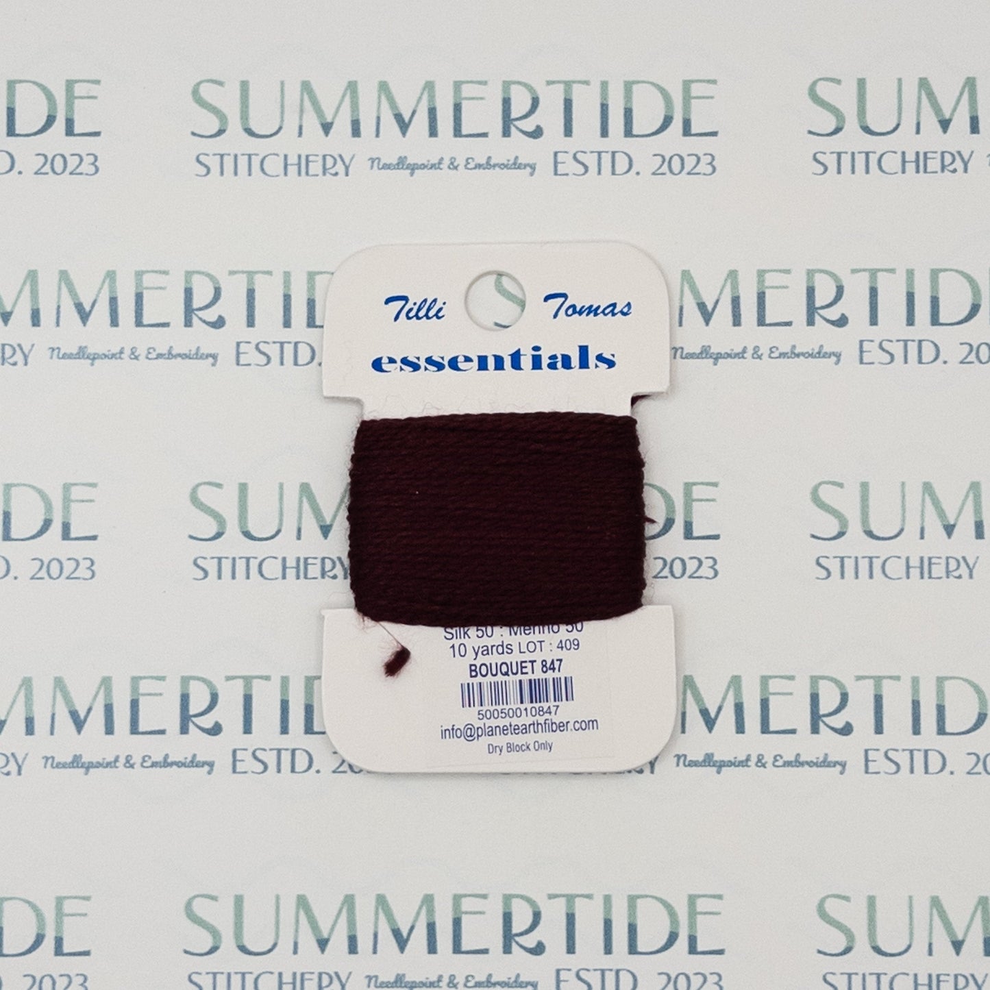 Tilli Tomas Essentials 847 Bouquet - Summertide Stitchery - Planet Earth Fibers