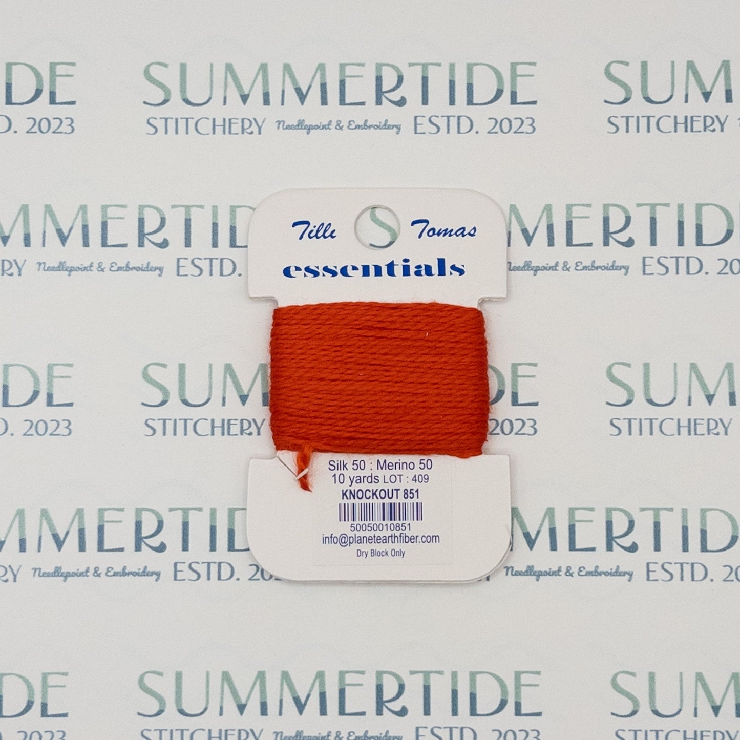 Tilli Tomas Essentials 851 Knockout - Summertide Stitchery - Planet Earth Fibers