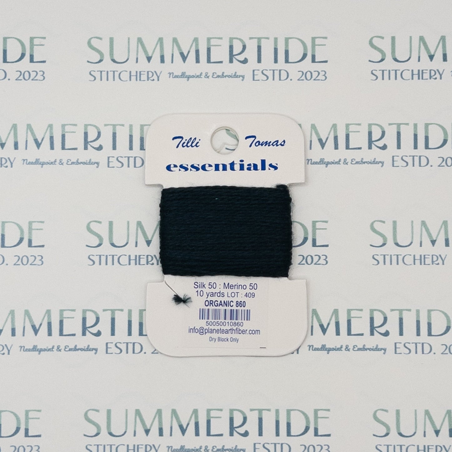 Tilli Tomas Essentials 860 Organic - Summertide Stitchery - Planet Earth Fibers