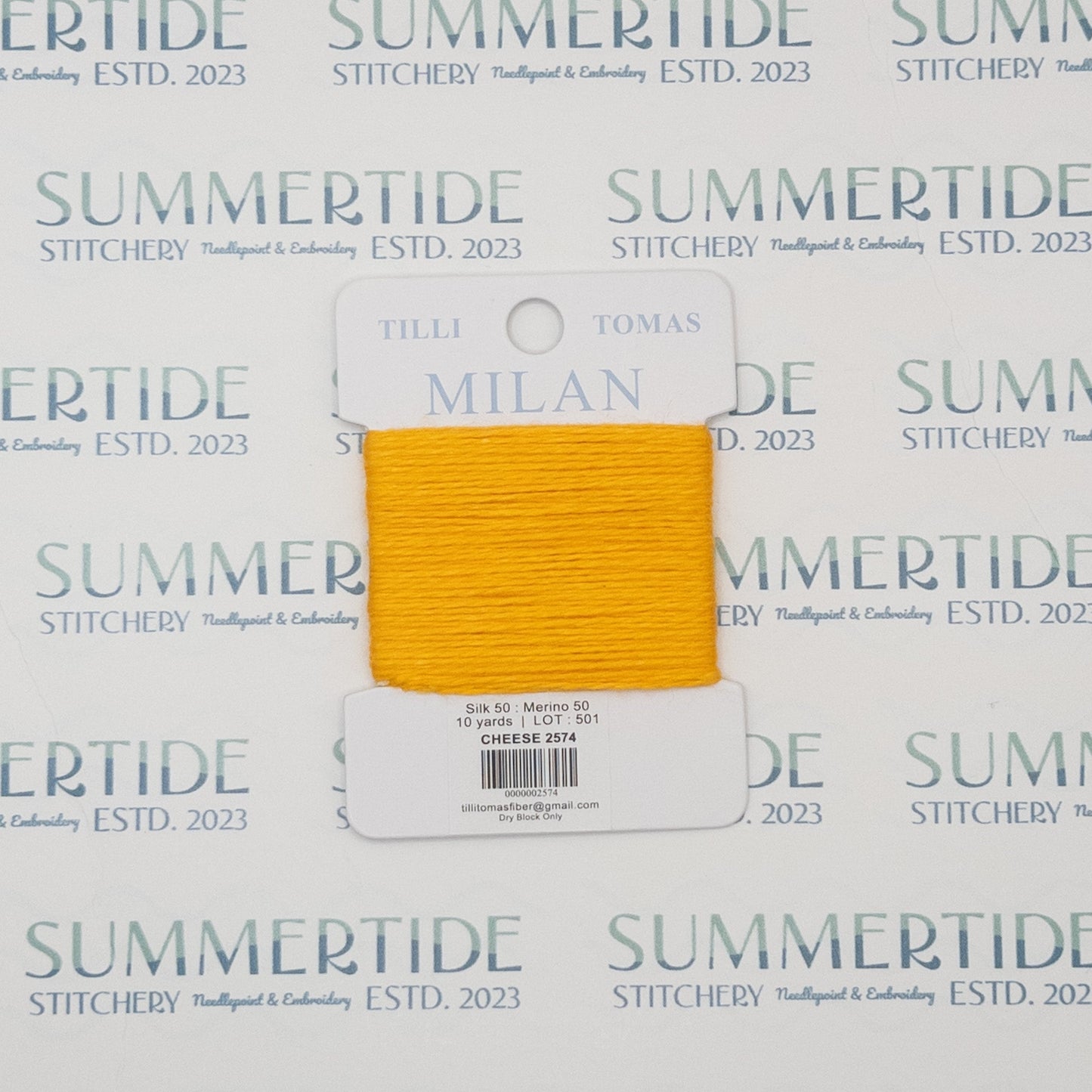 Tilli Tomas Milan Card 2574 Cheese - Summertide Stitchery - Planet Earth Fibers