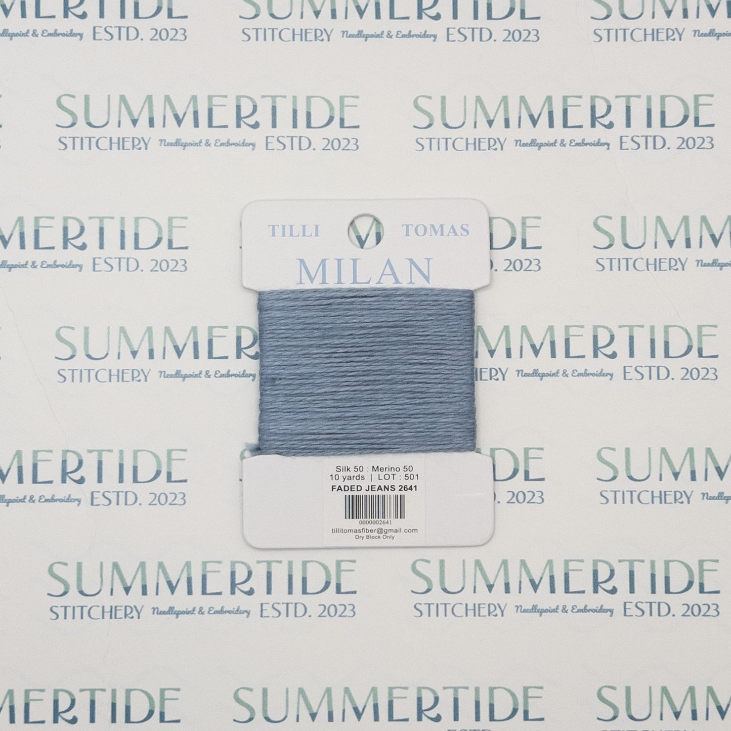 Tilli Tomas Milan Card 2641 Faded Jeans - Summertide Stitchery - Planet Earth Fibers