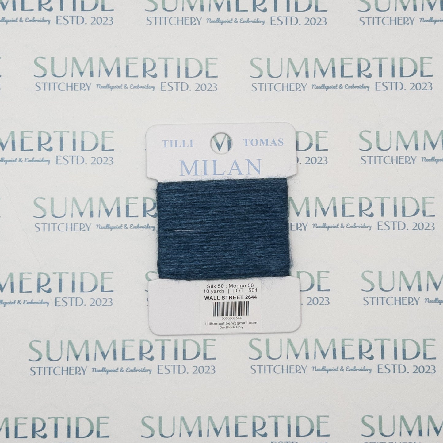 Tilli Tomas Milan Card 2644 Wall Street - Summertide Stitchery - Planet Earth Fibers
