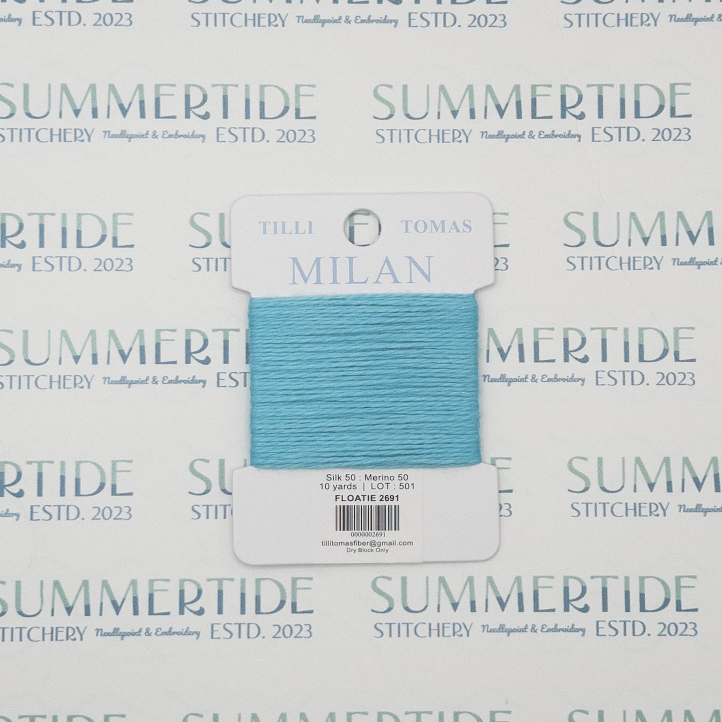 Tilli Tomas Milan Card 2691 Floatie - Summertide Stitchery - Planet Earth Fibers