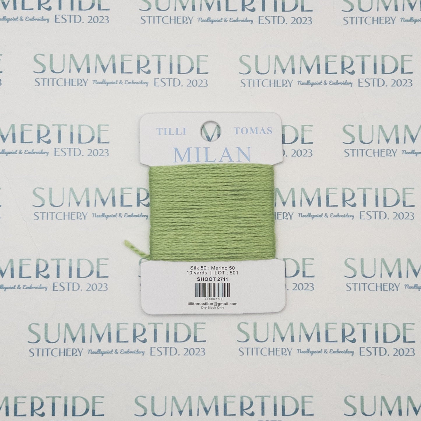 Tilli Tomas Milan Card 2711 Shoot - Summertide Stitchery - Planet Earth Fibers