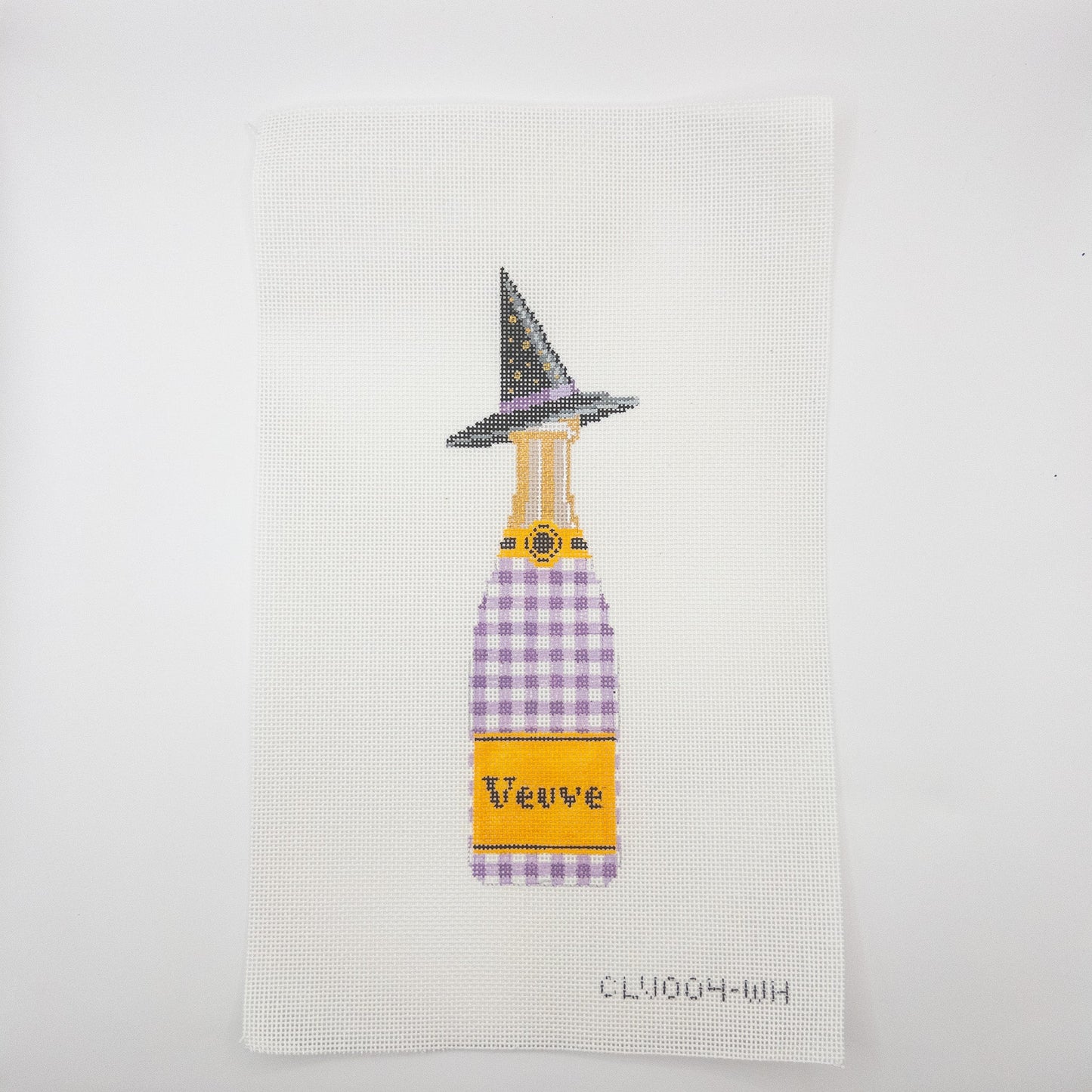 Witch's Hat Champagne Needlepoint Canvas - Summertide Stitchery - C'ate La Vie