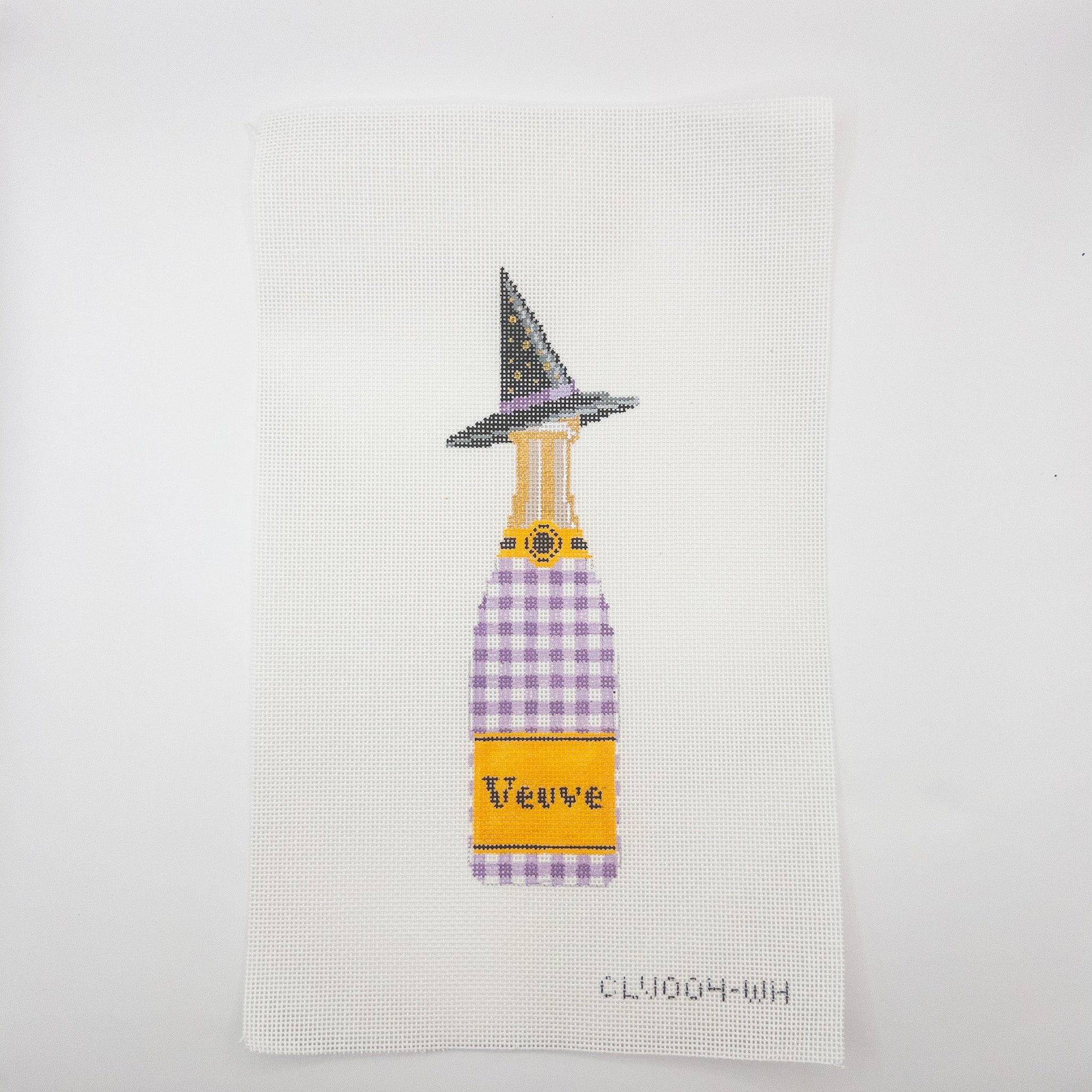 Witch's Hat Champagne Needlepoint Canvas - Summertide Stitchery - C'ate La Vie