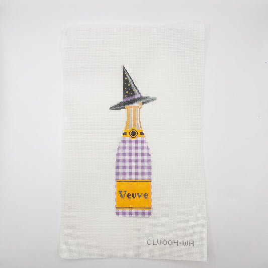 Witch's Hat Champagne Needlepoint Canvas - Summertide Stitchery - C'ate La Vie