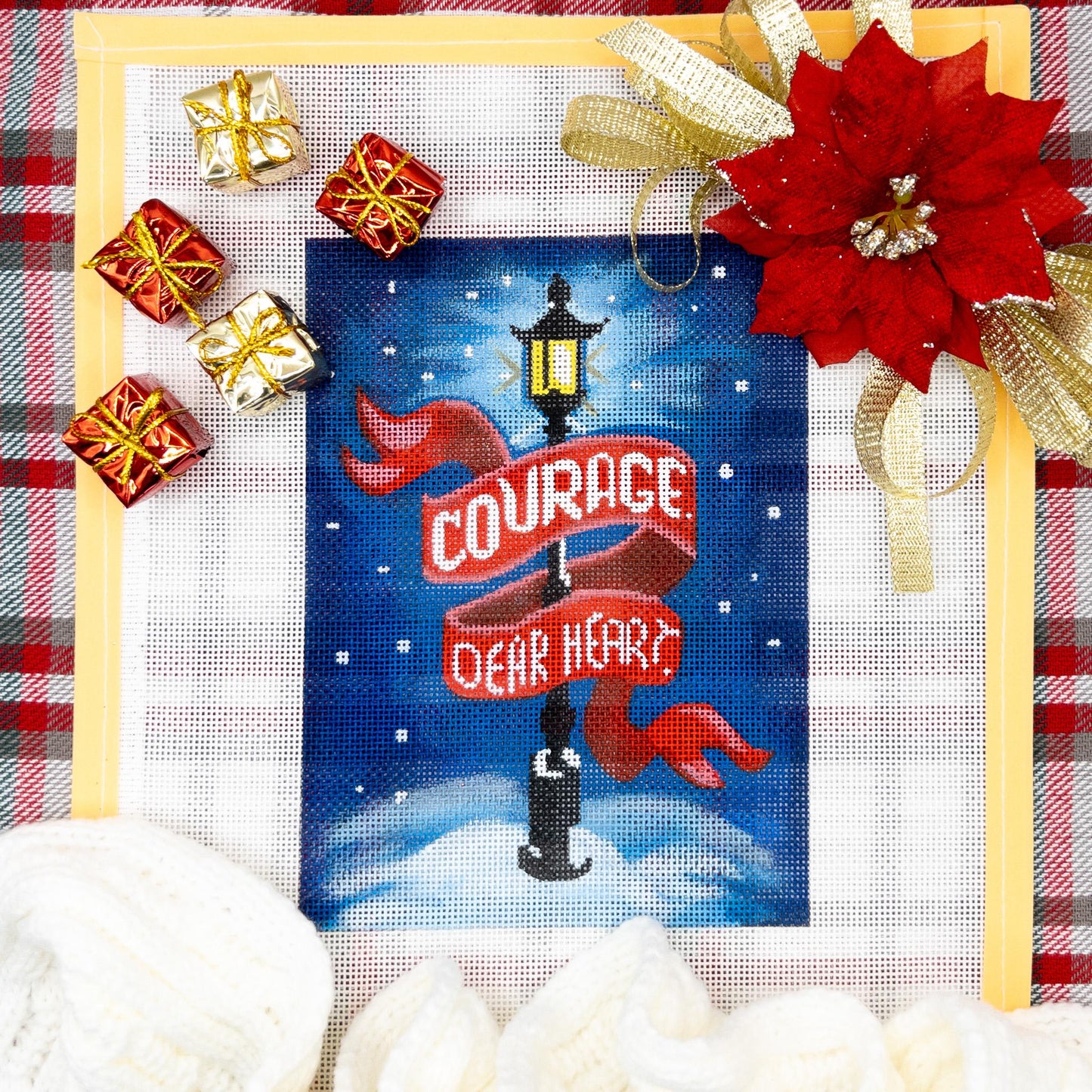 Courage Dear Heart - Summertide Stitchery - Kirkland Design Studio