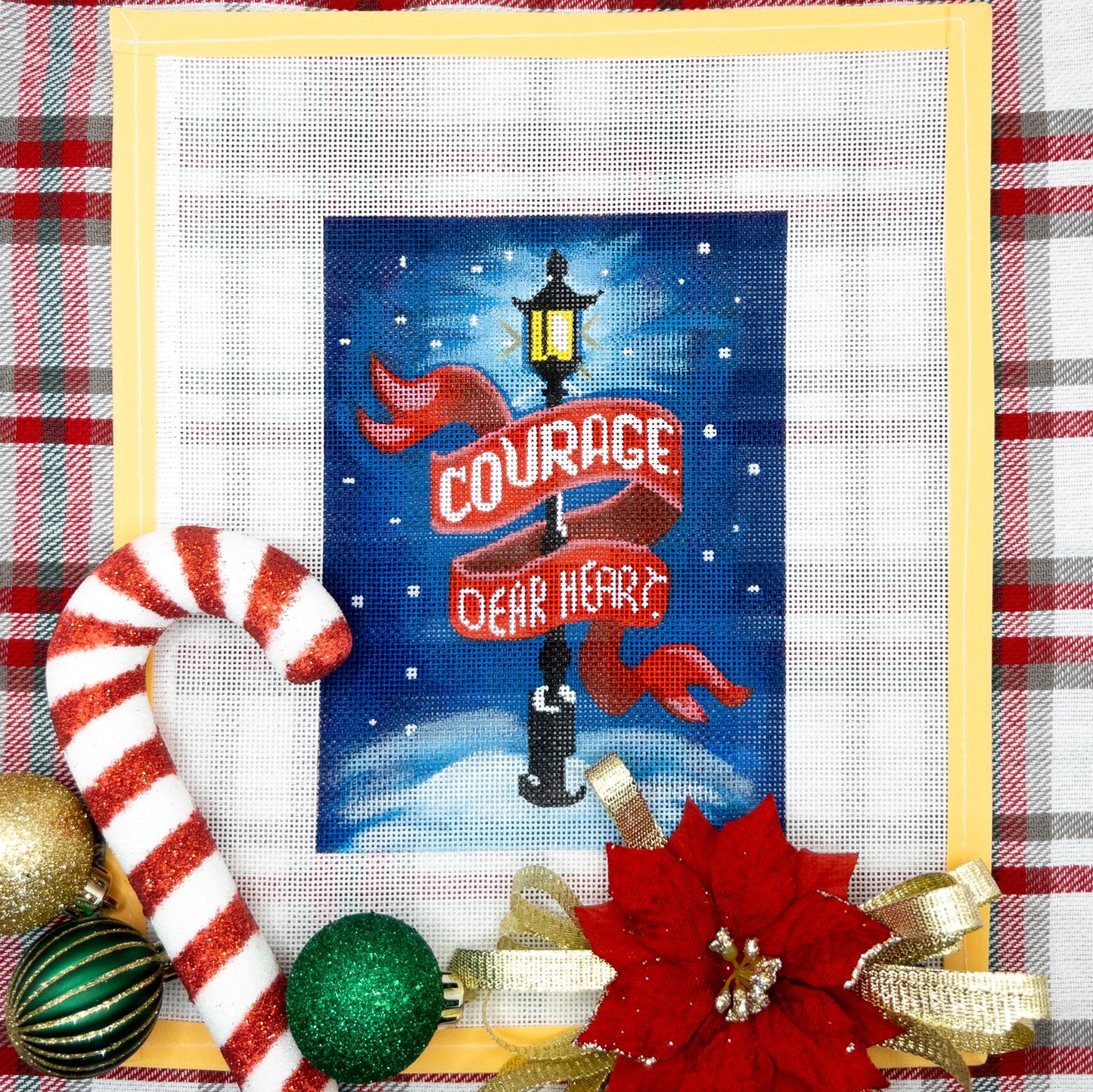 Courage Dear Heart - Summertide Stitchery - Kirkland Design Studio