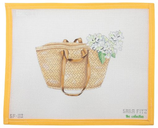 Market Basket Tote - Summertide Stitchery - Sara Fitz