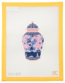 Oriente Italiano Ginger Jar Needlepoint - Summertide Stitchery - Kate Woodward