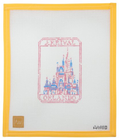Orlando Passport Stamp - Summertide Stitchery - Audrey Wu