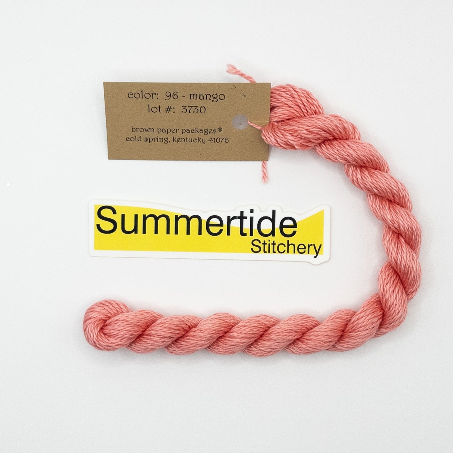 Silk & Ivory 96 Mango - Summertide Stitchery - Brown Paper Packages