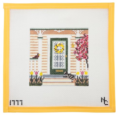 Spring Door Ornament - Summertide Stitchery - Needle Crossings