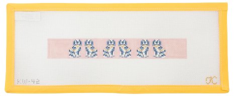 Staffordshire Dog Keyfob Needlepoint - Summertide Stitchery - Kate Woodward