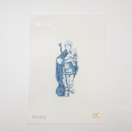 Wedgewood Nativity Shepard Needlepoint Canvas - Summertide Stitchery - Kate Woodward