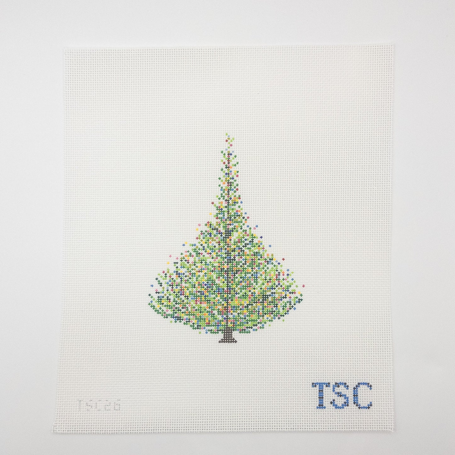 Tree Farm Christmas Tree Needlepoint Canvas - Summertide Stitchery - The Sheffield Collection